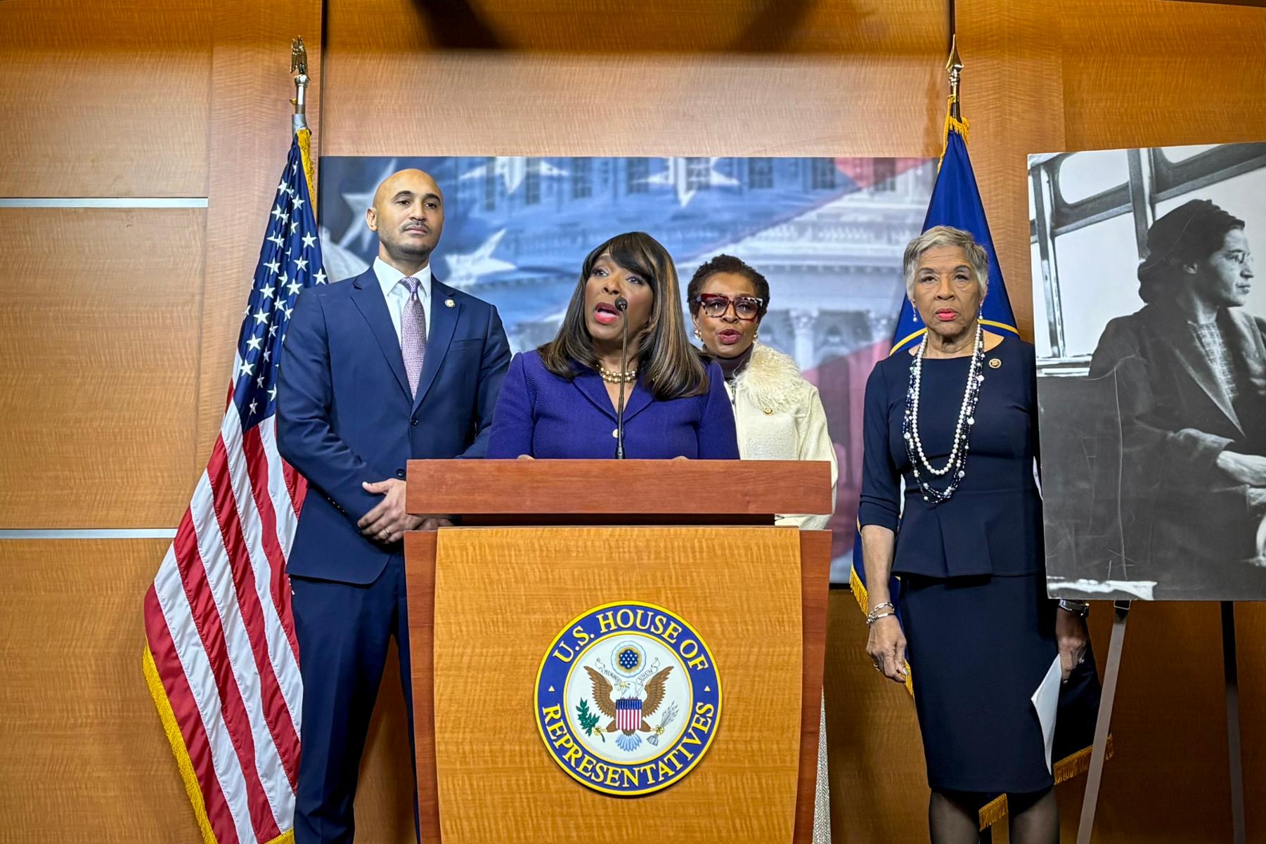 Read More - Rep. Sewell Holds Press Conference on the Rosa Parks Day Act